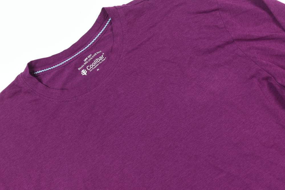 Coolibar Morada Everyday Long Sleeve T-Shirt Mens Medium Purple Pullover UPF